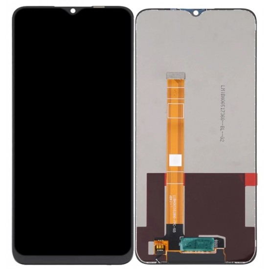 Realme C25s LCD Screen Display Replacement Black - Cellspare
